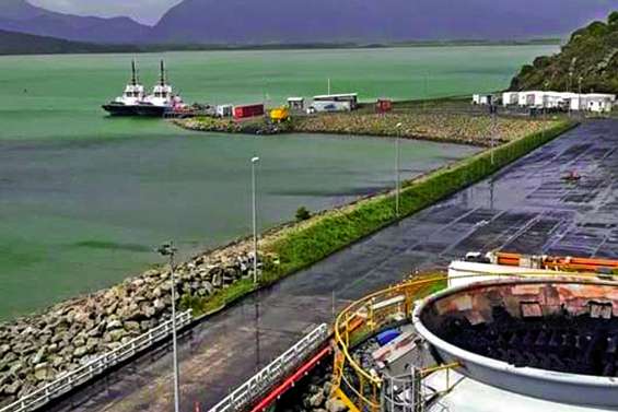 Charbon dans le port de KNS : des travaux « lancés »