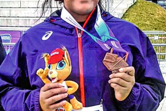 Ashley Bologna médaillée de bronze en Slovaquie 