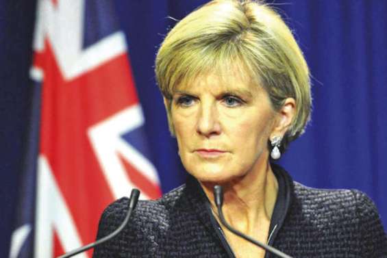 Julia Bishop prise pour l’épouse d’un ministre par Melania Trump