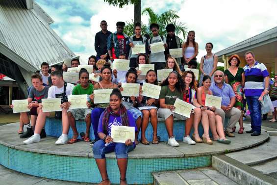 Les diplômés récompensés au collège