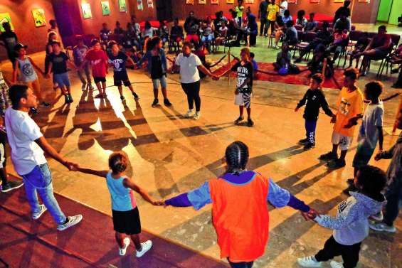 Le hip-hop s’est posé au centre aéré