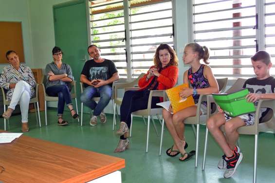 Les délégués de classe se forment à Poé