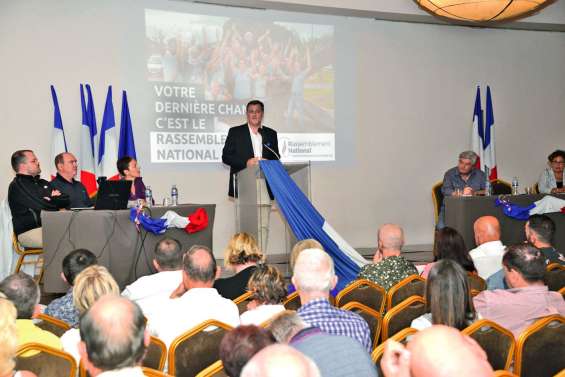 Le Rassemblement national en meeting