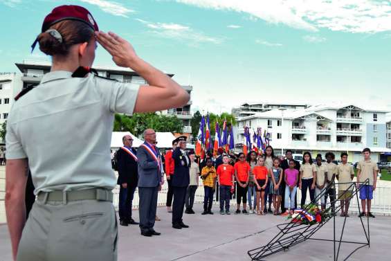 8 Mai : une première cérémonie pour le maire Eddie Lecourieux