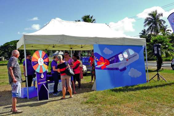 La compagnie Aircalin en tournée en Brousse