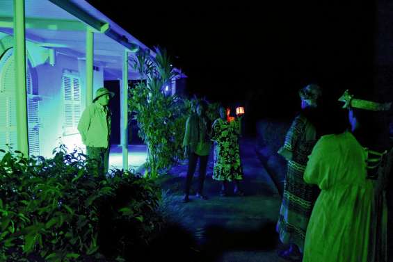 Le centre Pomémie à la lampe torche