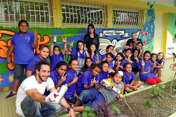 Deux fresques réalisées à James-Paddon