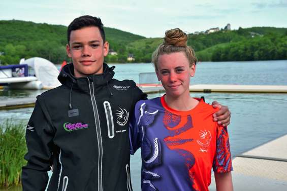 Les juniors cagous ont beaucoup appris dans les eaux du lac du Causse