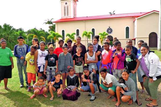 De jeunes paroissiens se sont regroupés durant le pont de l’Ascension