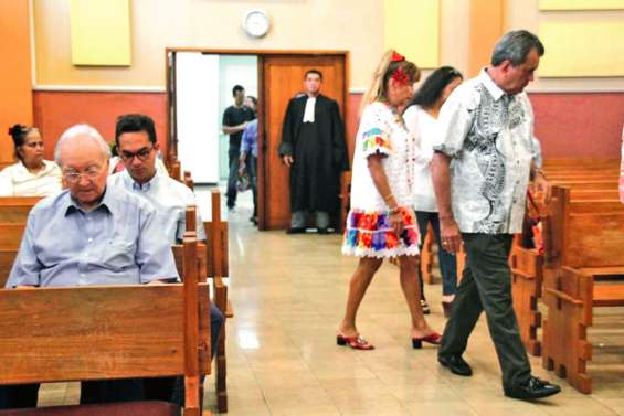 Prison avec sursis, inéligibilité pour Flosse  et amendes pour Fritch