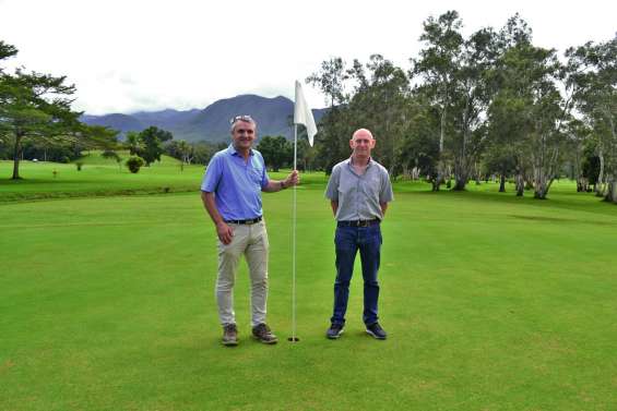 L’Aqualone testé sur les greens du Garden golf de Dumbéa