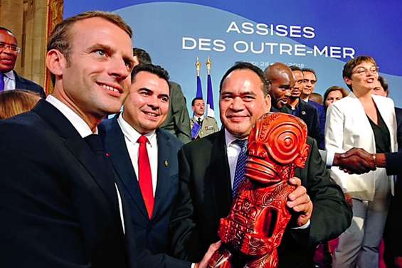 Macron en Polynésie en avril 2020