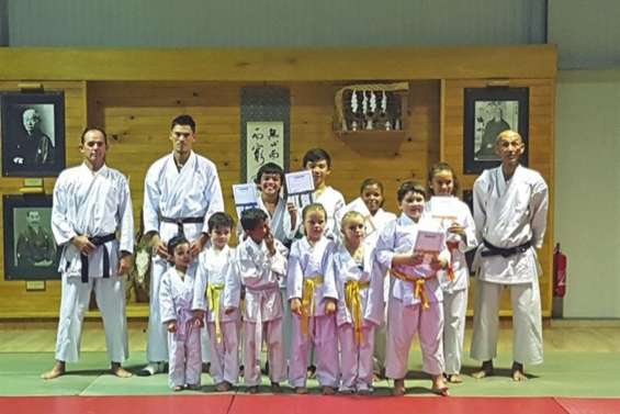 Passage de grades au Shotokan karaté club