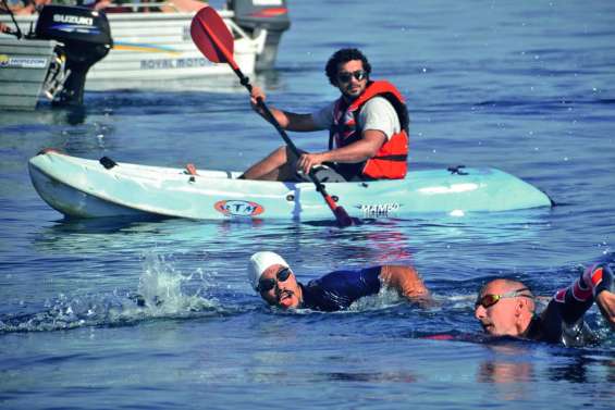 L’athlète handisport Paul Obry-Paillandi a réussi sa traversée depuis l’îlot Tibarama