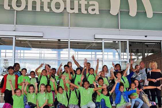 Des élèves de l’école Daniel-Mathieu sont partis à Huahine