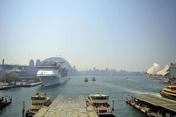 Sydney noyée dans un nuage de fumée