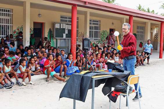 Les écoliers ont passé un moment magique