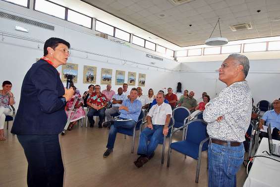 Païta parle avenir avec la commissaire déléguée