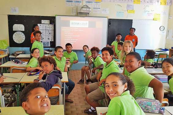 La Sécurité civile  de passage à l’école Daniel-Mathieu
