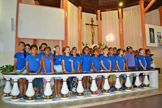 Les petits chanteurs de Saint-Joseph ont assuré le show