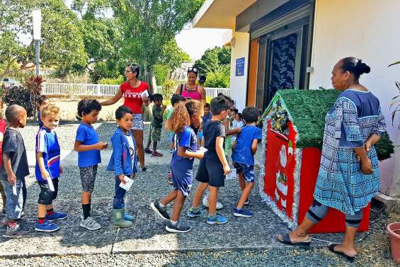 Les écoliers ont fait  leur Noël
