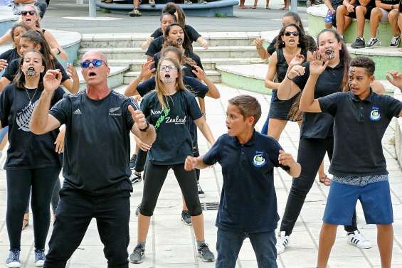 Un instant kiwi au collège