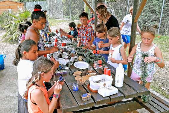 Des ateliers créatifs au centre aquatique