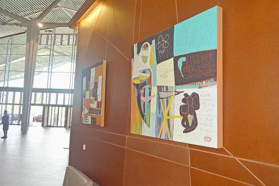 Les œuvres de Stéphane Foucaud exposées au Médipôle