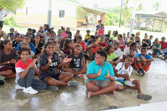 Le collège de Hnaizianu en forme olympique
