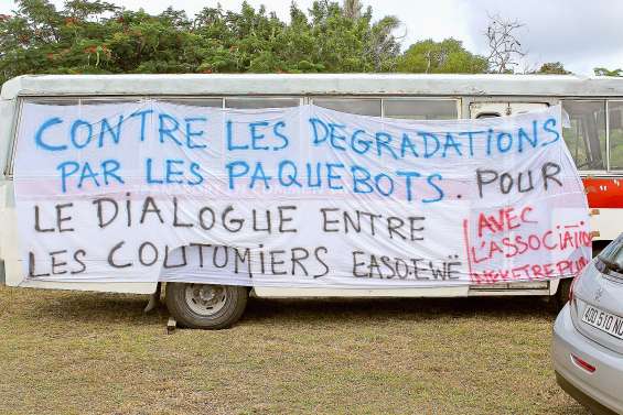 Une marche à Lifou pour dénoncer les impacts environnementaux des paquebots