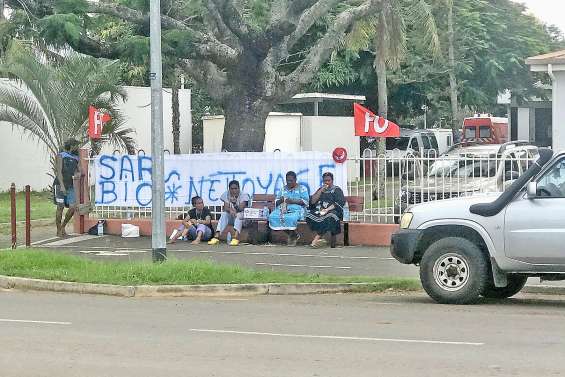 Débrayage de salariés  chez Bio Nettoyage