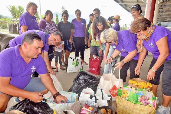Le Kiwanis Tiaré Païta apporte son soutien à la grande famille de l’aéroport