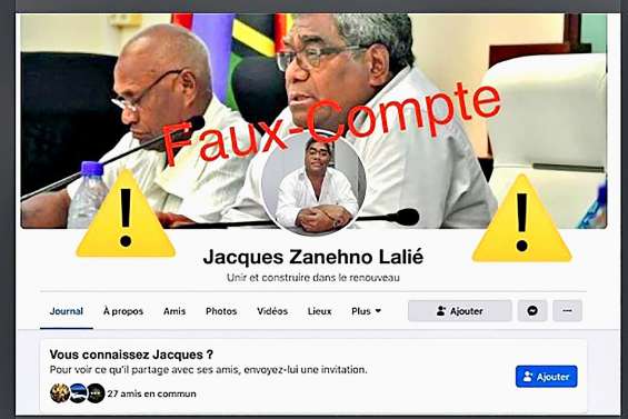 Circulation d’un faux profil Facebook de Jacques Lalié
