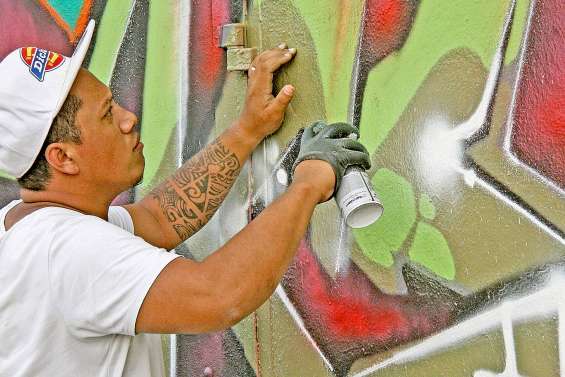 Une vision graff du « vivre ensemble » inaugurée mercredi au Big up spot