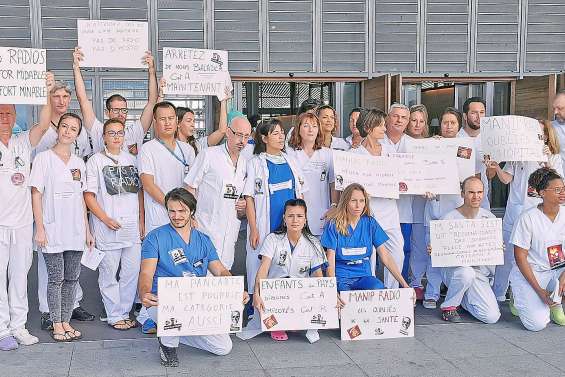 Débrayage des manipulateurs en radiologie au CHT