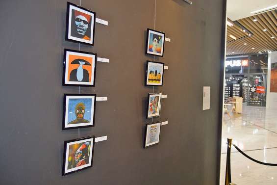 Les œuvres de Didier Jammet visibles au Dumbéa Mall