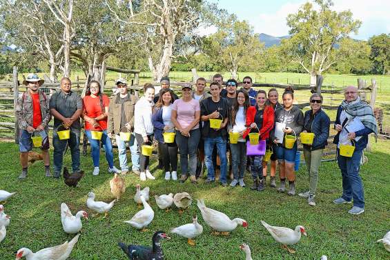 Les BTS de Pouembout font de l’agritourisme à Téné