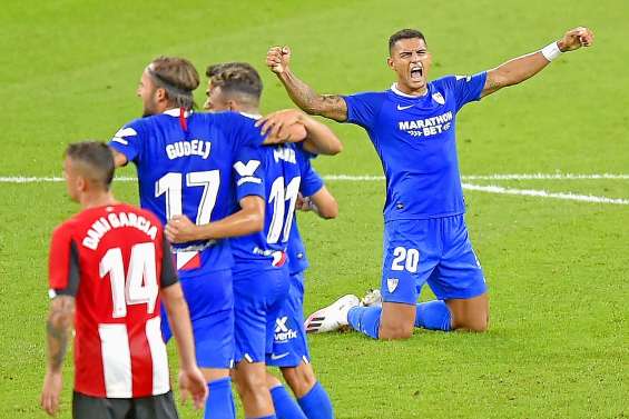 Séville gagne de précieux points à Bilbao 