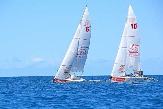 Un duel à quatre sur le lagon