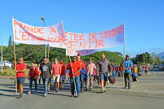 Une manifestation pour dénoncer le non-respect de l’emploi local