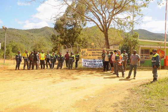 Mouvement de grève sur le site de Népoui