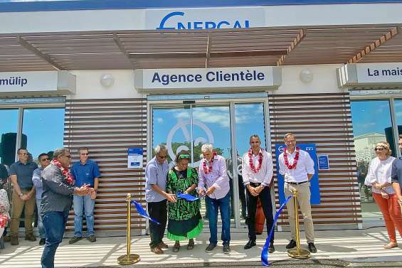 La nouvelle agence Enercal inaugurée au GDPL de Baco