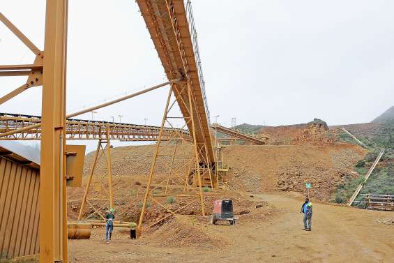 L’activité a repris sur le site minier de Népoui