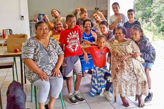 Les enfants prêts pour la communion