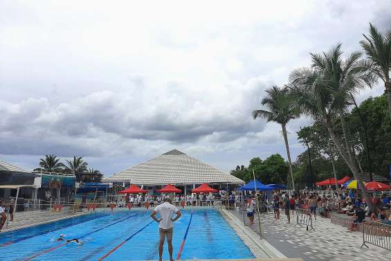Compétitions de natation au Grand Bleu