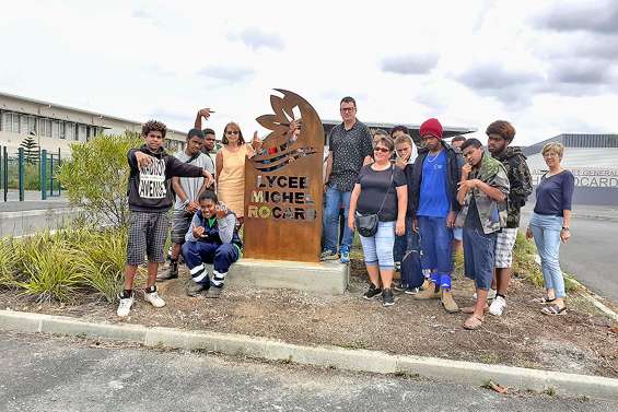 Trois « chefs-d’œuvre » réalisés par des élèves de CAP du lycée Michel-Rocard