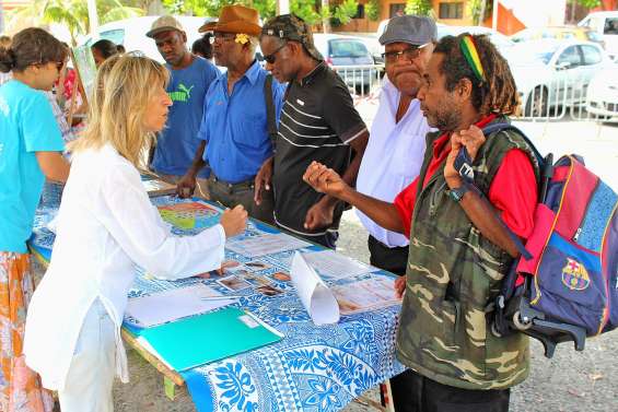 Dépistage du diabète, hier,  à la Maison de la prévention de Wé