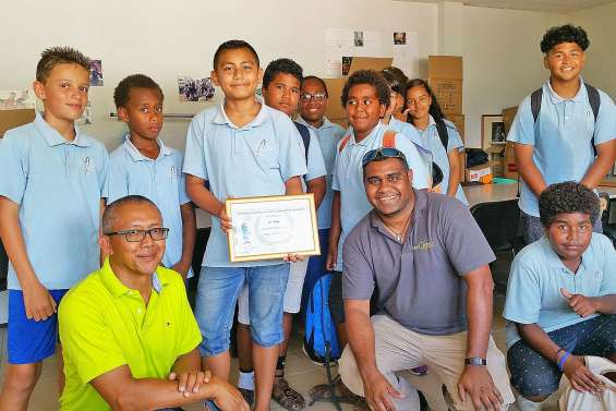 Les collégiens de Sainte-Marie récompensés par Trecodec