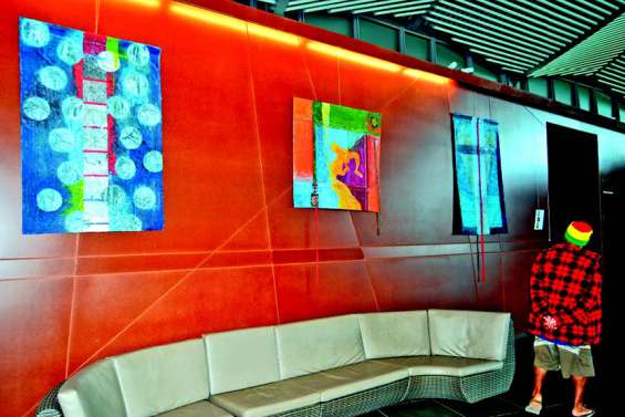 L’exposition Racines s’illustre dans le hall du Médipôle... 