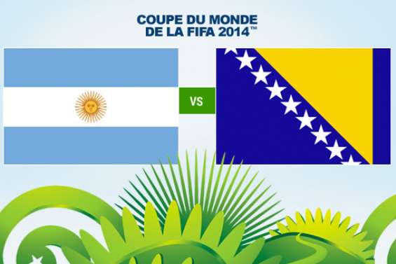 Argentine-Bosnie : 1-0 (3e)